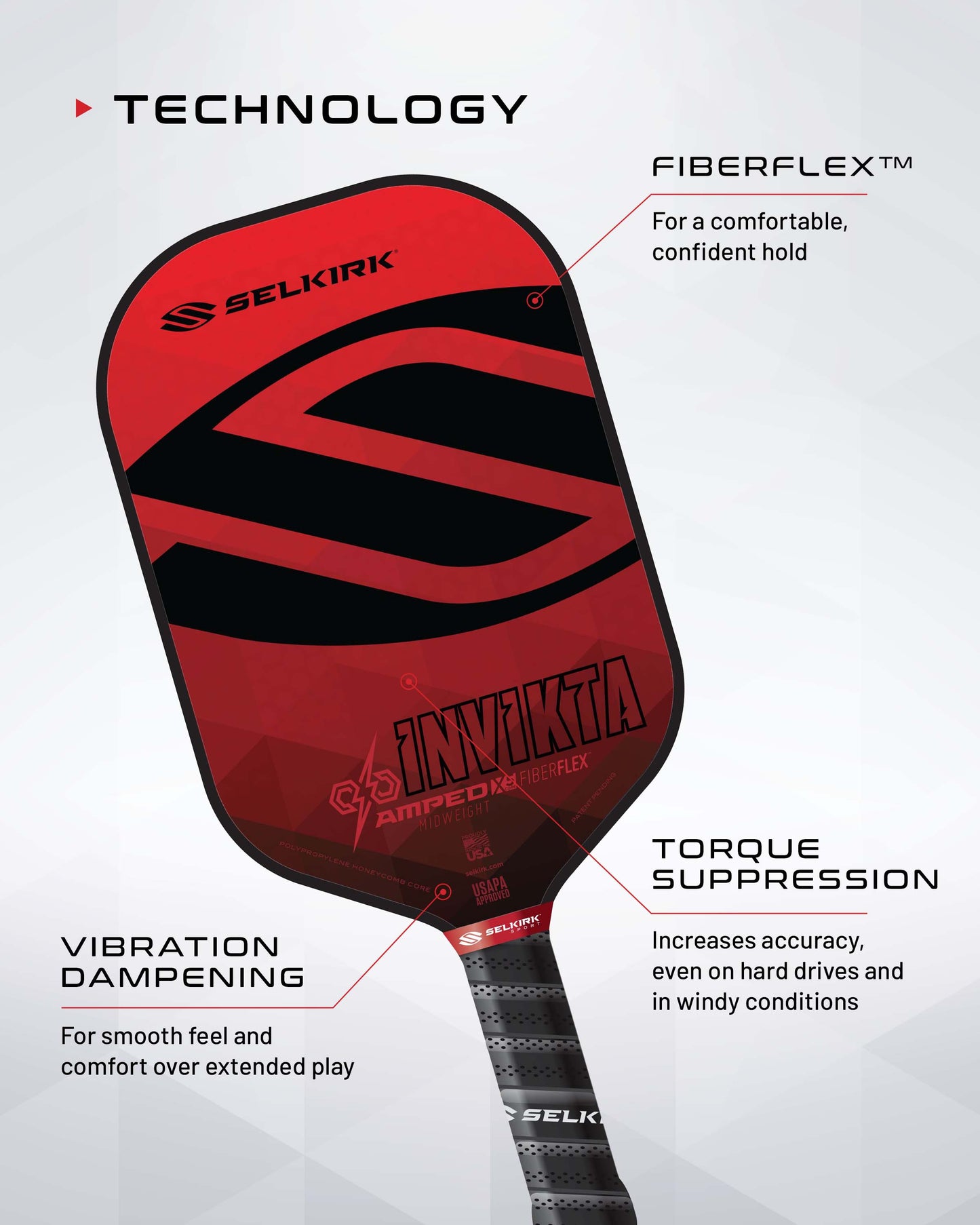 Selkirk AMPED - Epic - Pickleball Paddle by Selkirk Sport