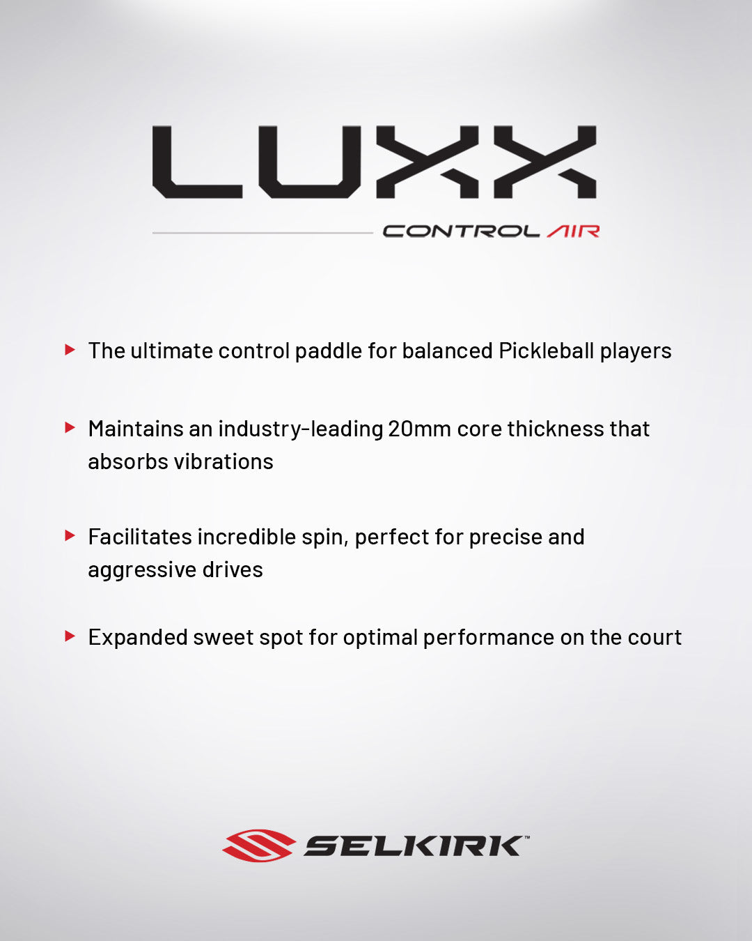 Selkirk Luxx Control Air - Invikta - Pickleball Paddle by Selkirk Sport