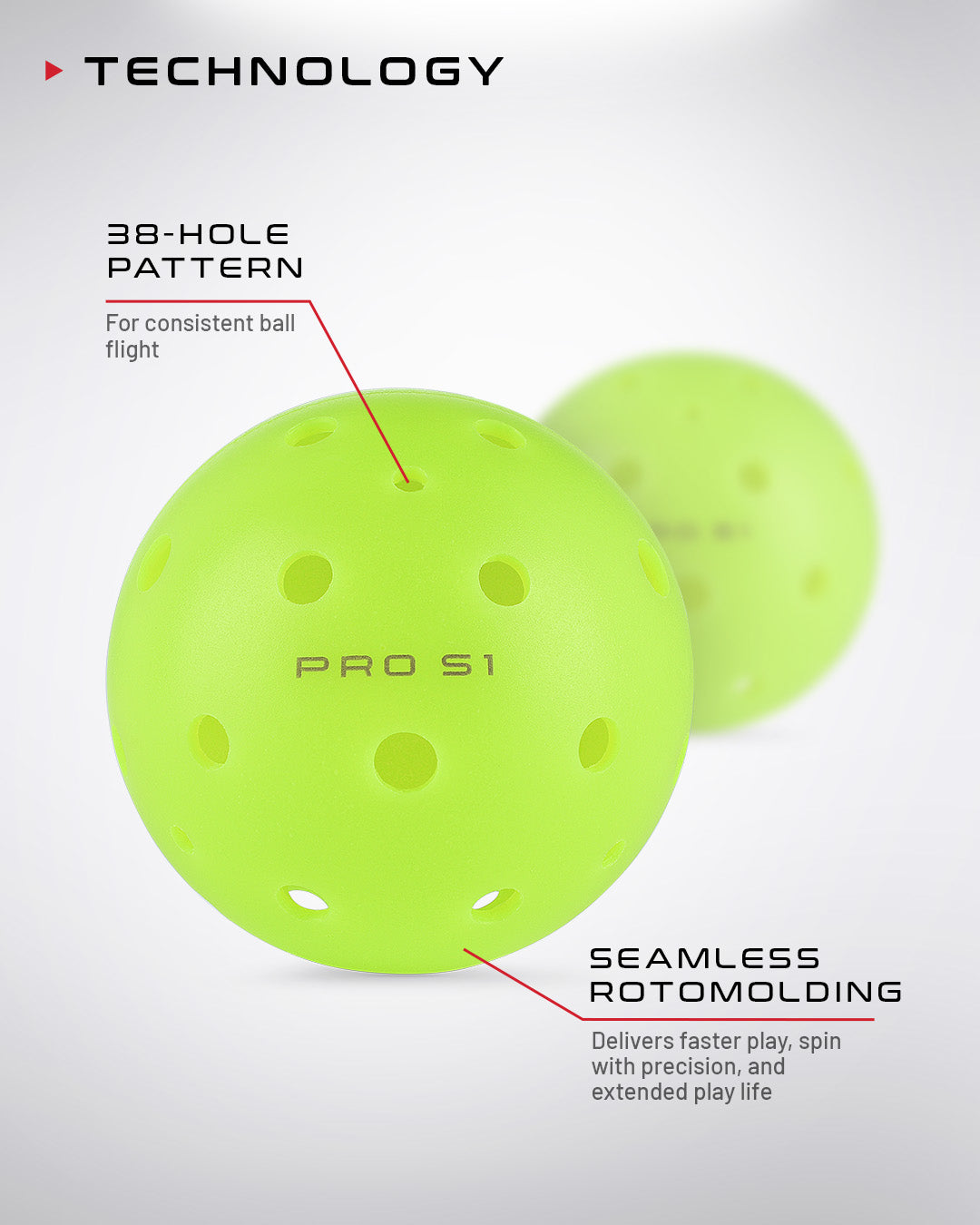 Pro S1 Pickleball - 4 Pack by Selkirk Sport