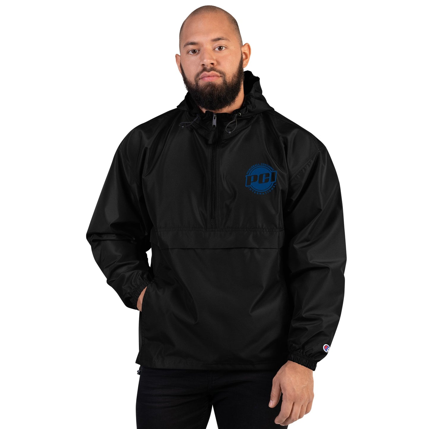 PCI Embroidered Champion Packable Jacket